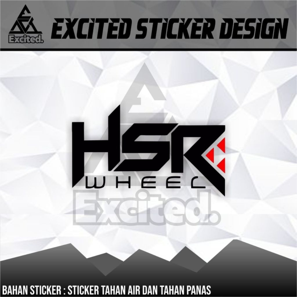 STIKER CUTTING HSR WHEEL