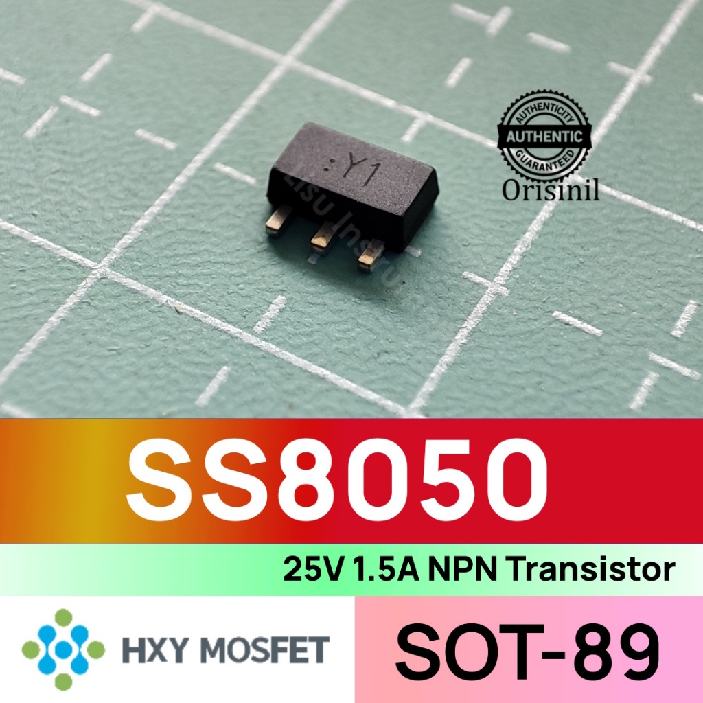 SS8050 25V 1.5A NPN Transistor Y1 SOT-89 HXY MOSFET