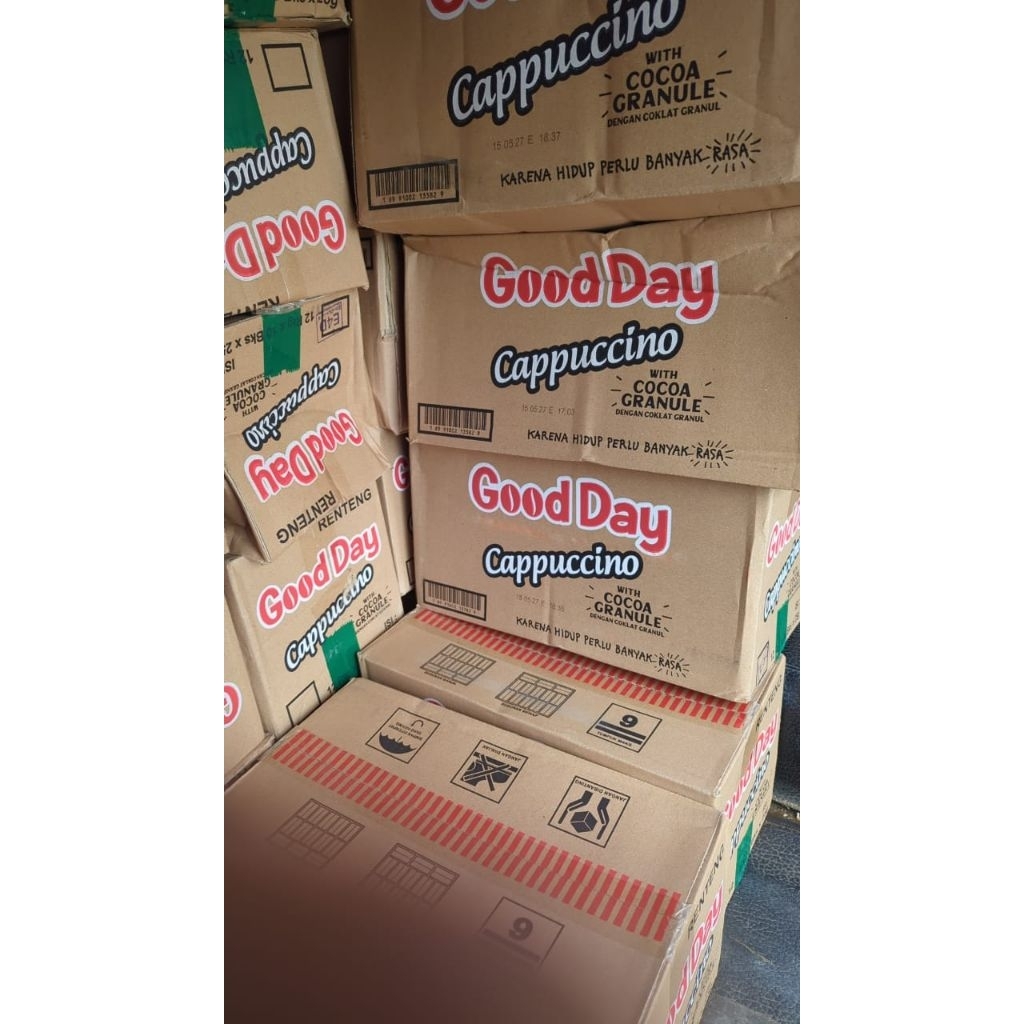 GOOD DAY CAPPUCINO 1 KARTON ISI 12 RENTENG EXP 2027