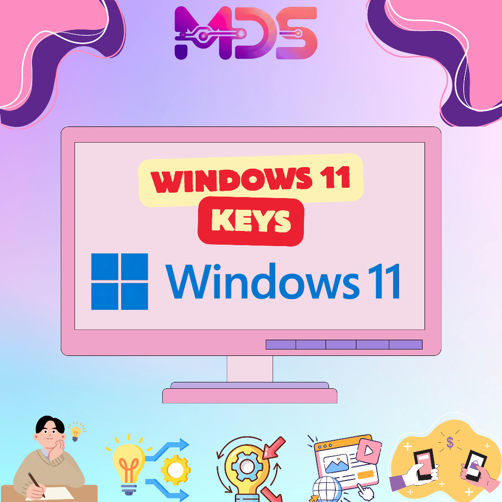 [Promo] Windows 11 Original License Key Semua Versi | Home Pro Education Workstation