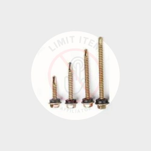 Isi 10pcs Sekrup Roofing Kuning - Hex Head SDS Sekrup Roofing