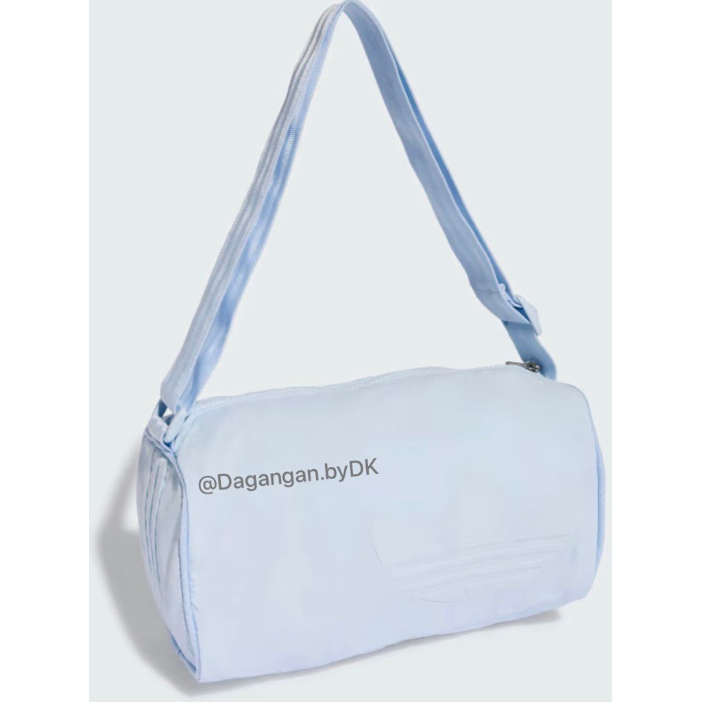 Tas Adidas Mini Duffle Bag 3D Logo Original 100% Soft Blue (Limited)