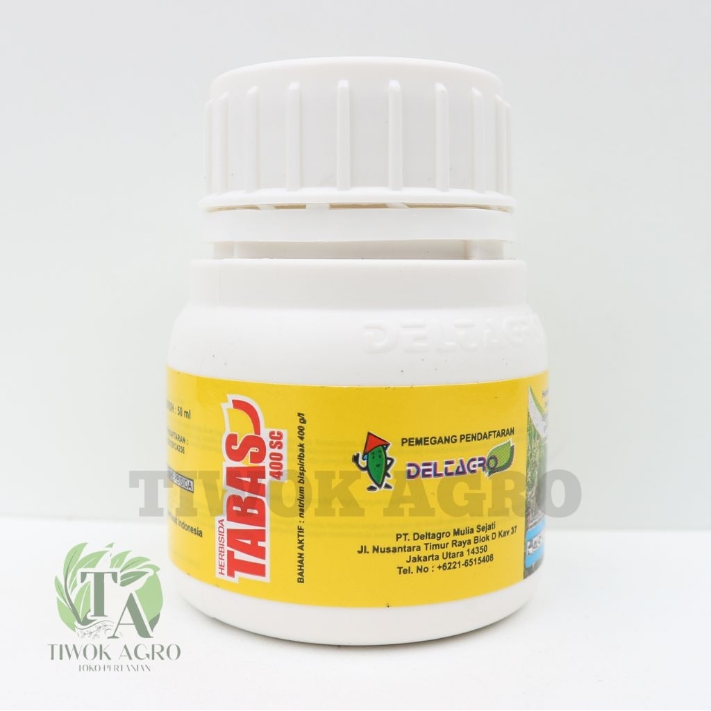 Herbisida TABAS 400 SC 50 ml - Obat Rumput Padi Selektif Anti Teki & Daun Lebar