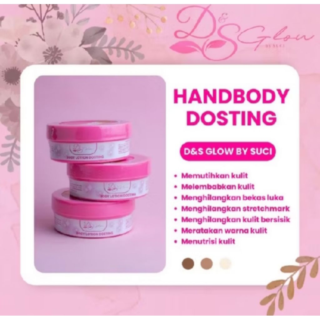 DS Glow Handbody Dosting SPF Colagen