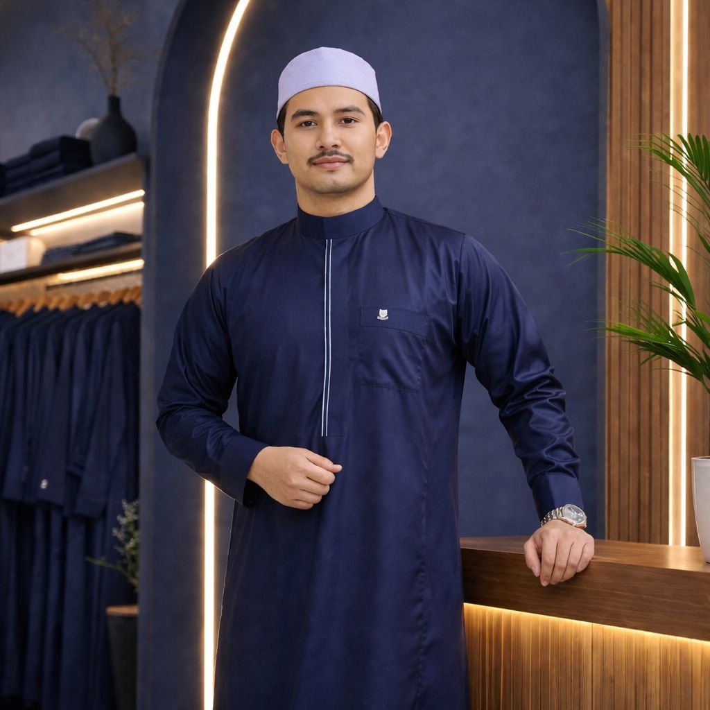gamis ABS bordiran Saudi Korea jubah ABS bordir Saudi Korea gamis pria jubah pria Saudi Korea manset