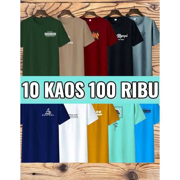 BAJU KAOS KEREN PRIA WANITA MURAH KEKINIAN ADEM BERKWALITAS