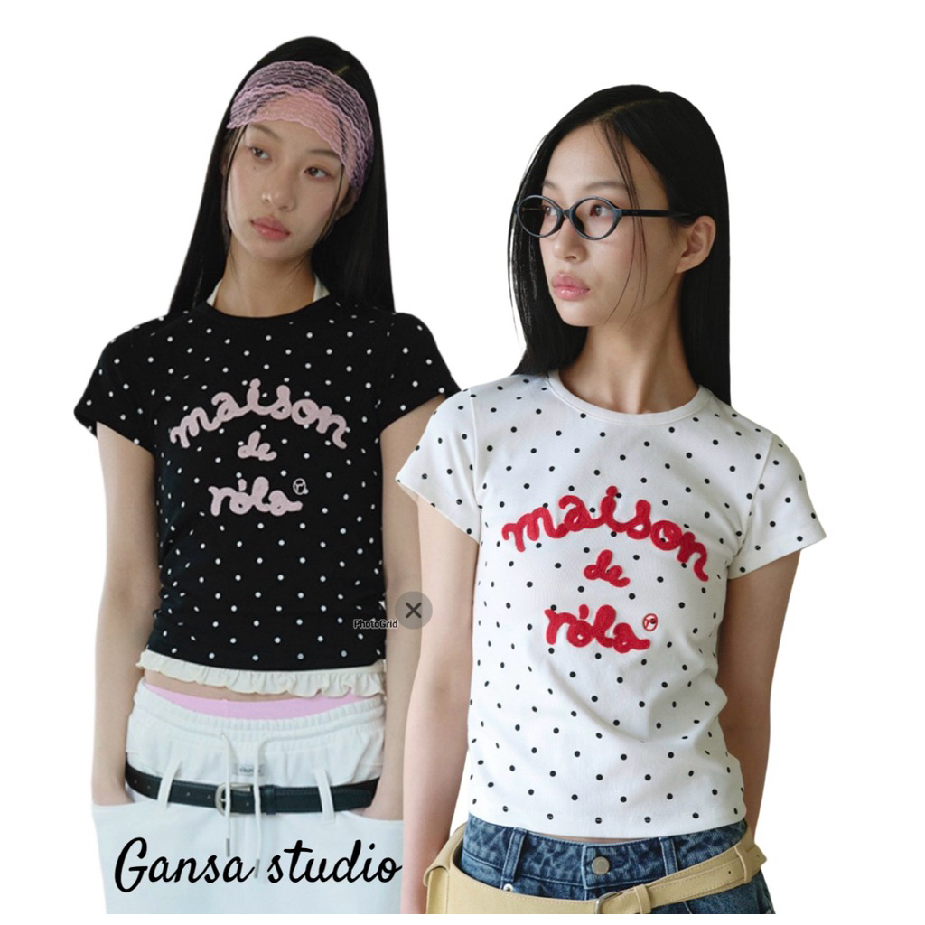 Rola-Rola Embroidery Dot T-Shirt
