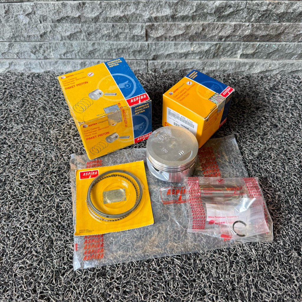 Piston Seher Kit Komplit Honda Tiger Tiger Revo Os 100 Original Aspira
