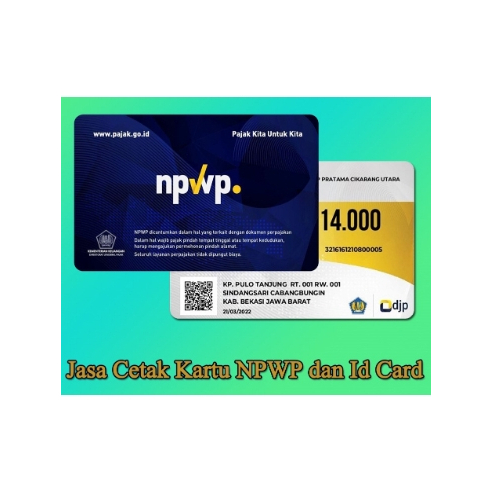 Cetak kartu NPWP