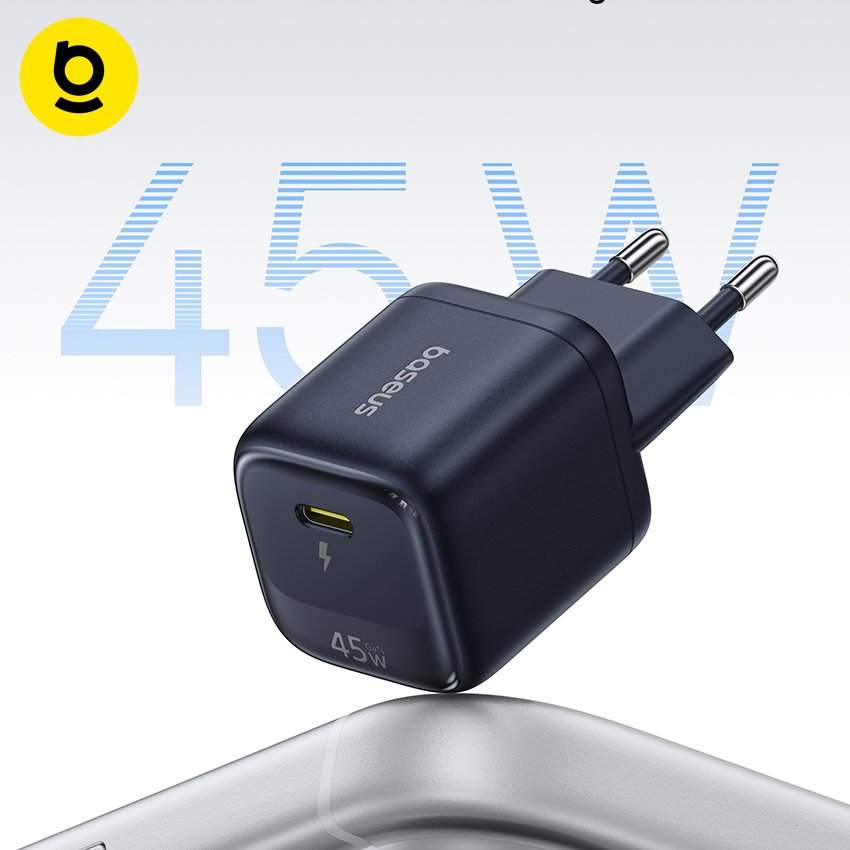 Baseus EnerFill FN22 Fast Charger 1C PD 20W/30W/45W Safety Protections Mini Gan Tech Adapter for IPh
