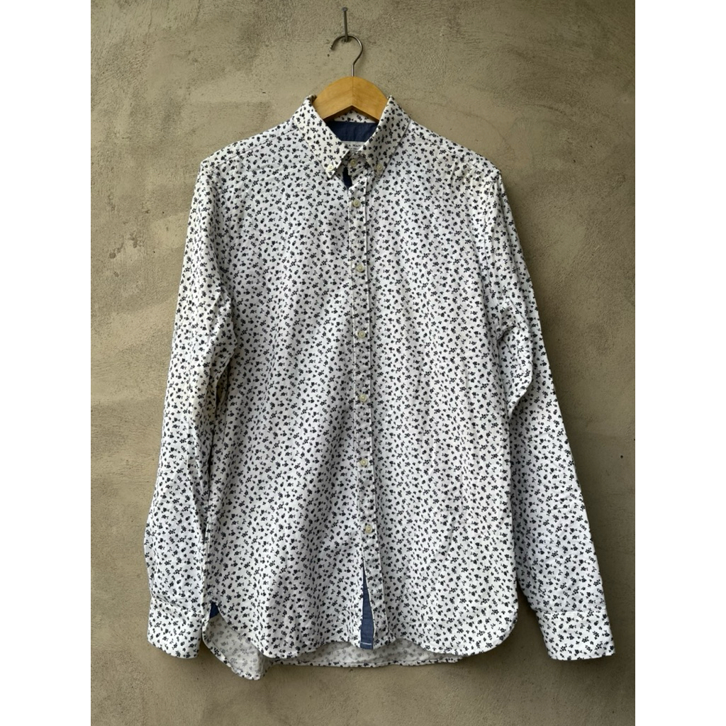 Zara man floral kemeja M