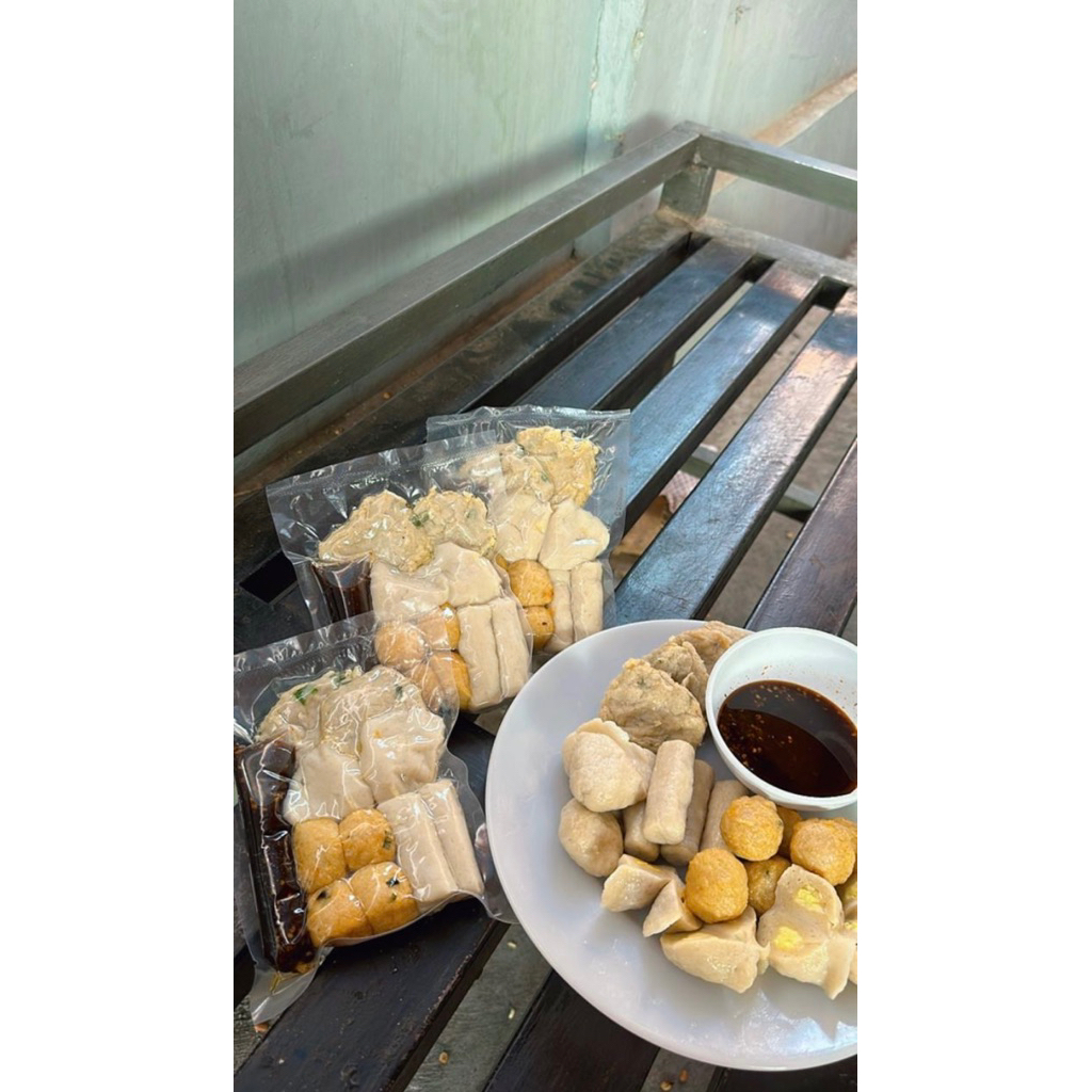 pempek mix isi 20 ikan ekor kuning (adaan, lenjer, kulit, telor)