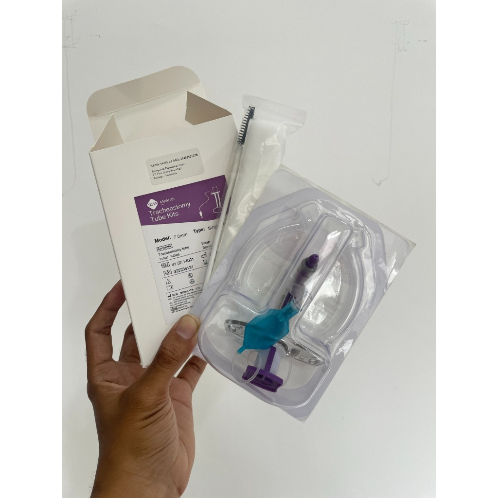 Size 7 Tracheostomy Tube Kits / kanul trakeostomi no.7 (SCW Medicath)