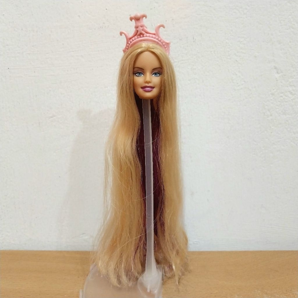 Head Barbie Magical Mermaid Kepala Mattel Official Boneka Second Preloved Jadul Collector