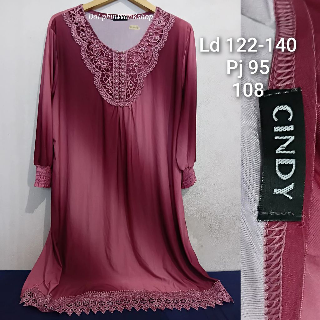 Tunik Jumbo ld 110 120 130 140 150 PL second preloved likenew