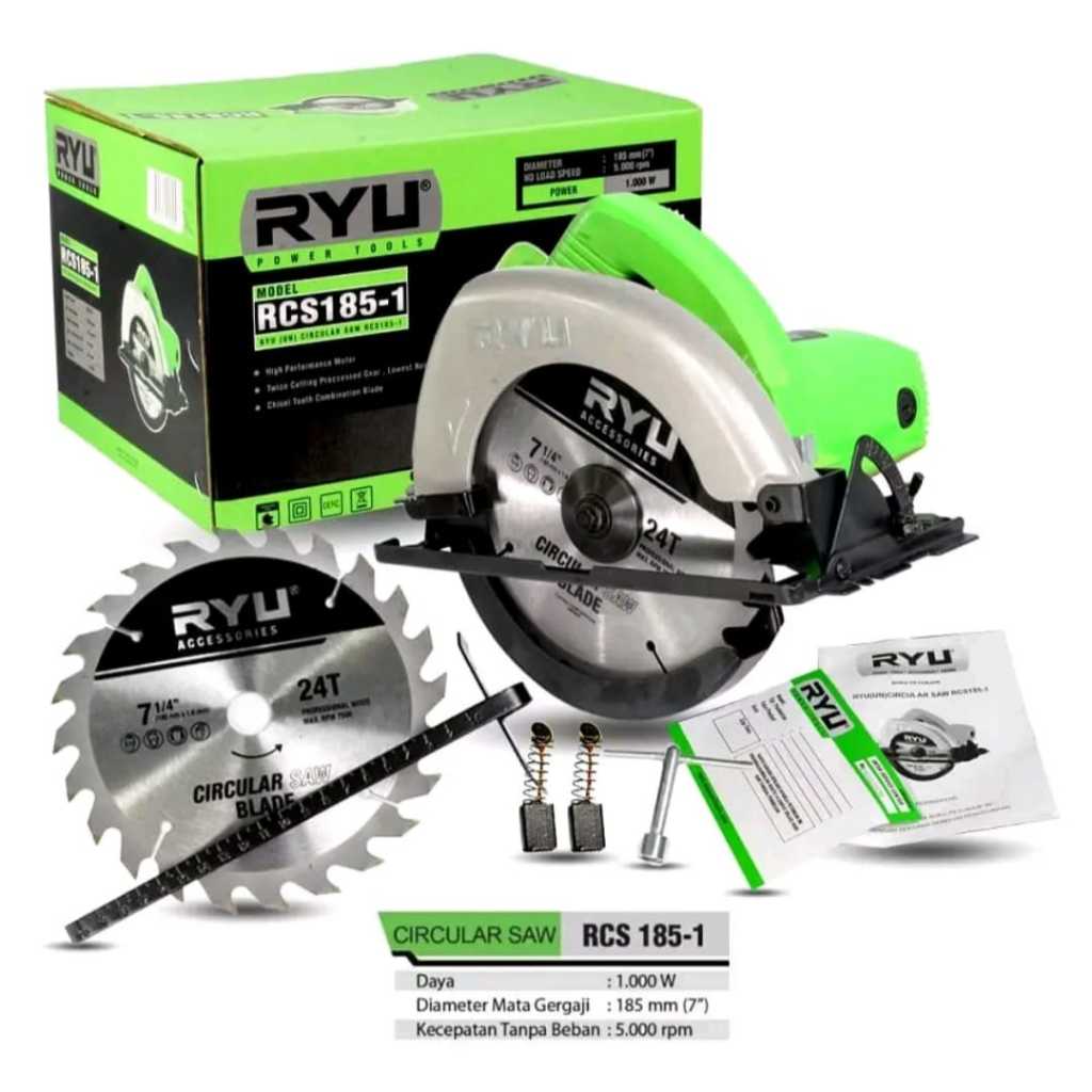 Circular Saw RYU Mesin Sirkel Belah kayu Original RYU Japan Technology Bergaransi Resmi