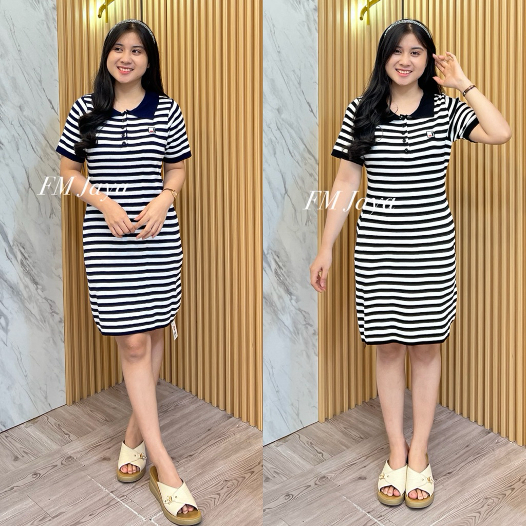 DRESS RAJUT IMPRT WANITA 289 || DRESS WANITA FASHION || DRESS RAJUT LENGAN PENDEK || DRESS RAJUT BOR