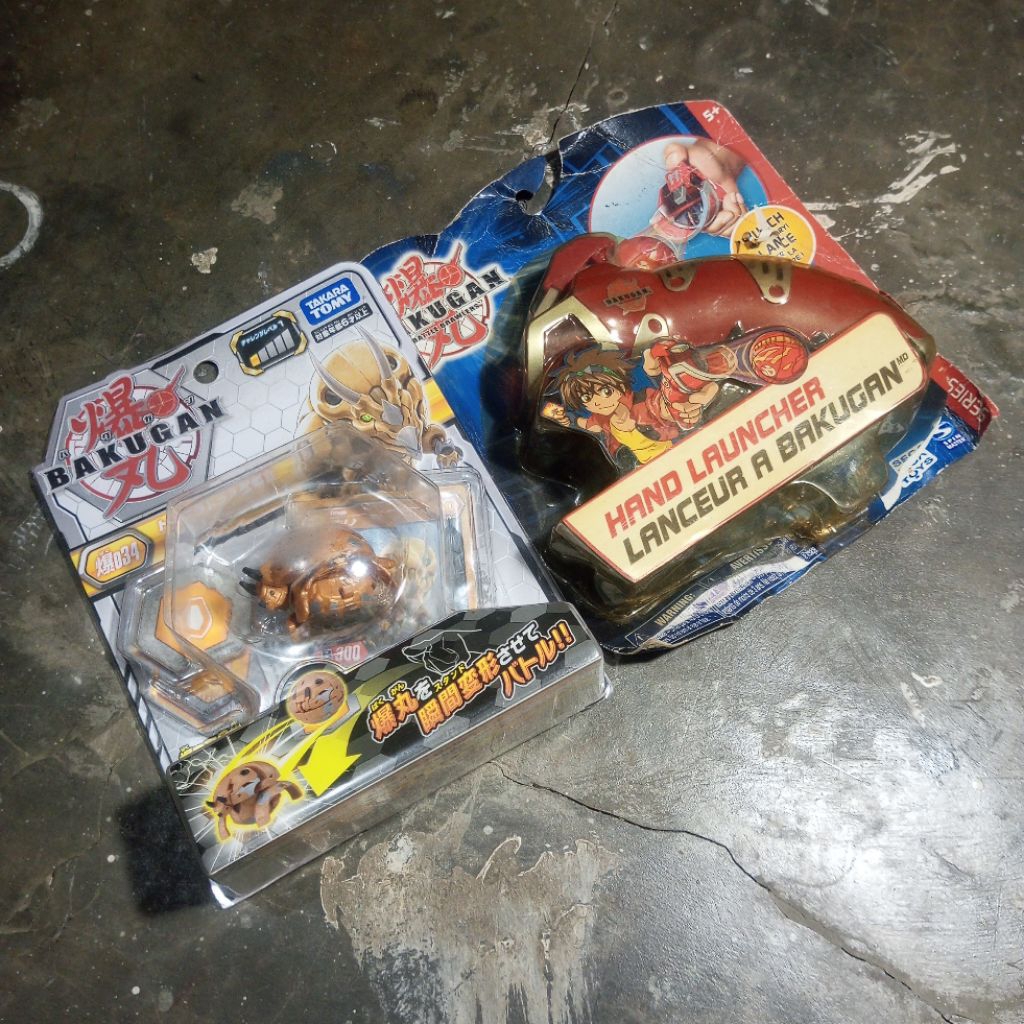Bakugan Set with Launcher | Bakugan Battle Brawlers Sega Toys Spin Master Takara Tomy | Trhyno