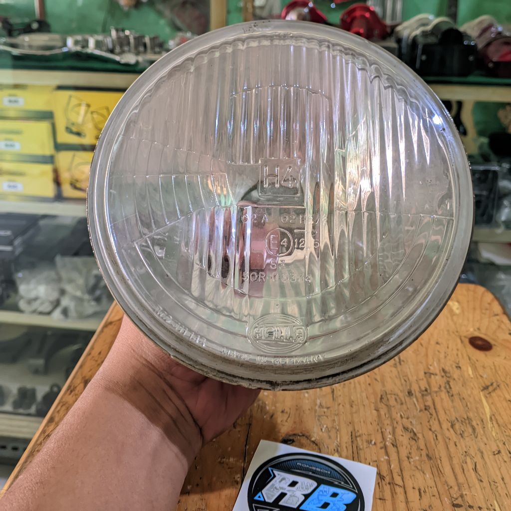 Headlamp hella H4 made in germany