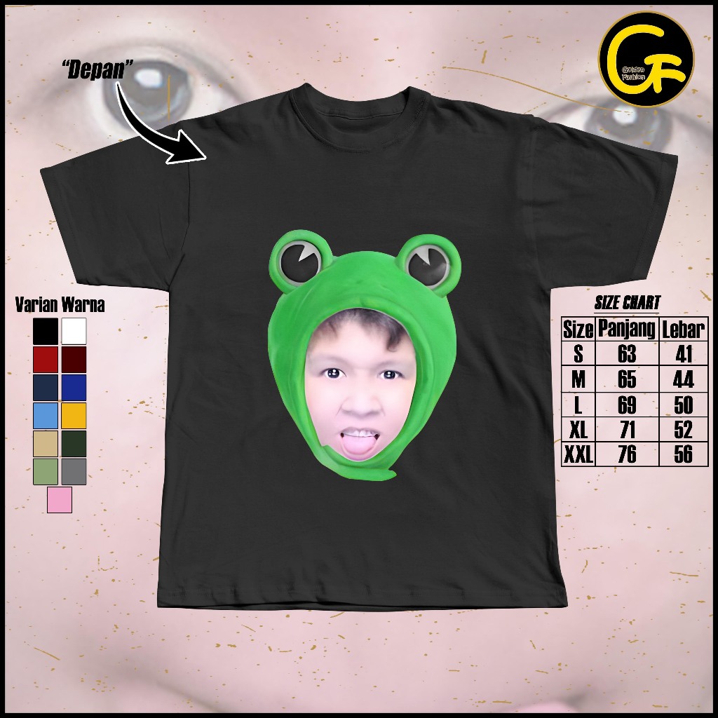 Kaos Meme Windah Basudara Art Kodok Tshirt Windah Kata kata Cotton Combed 30s DTF Dewasa Pria Wanita