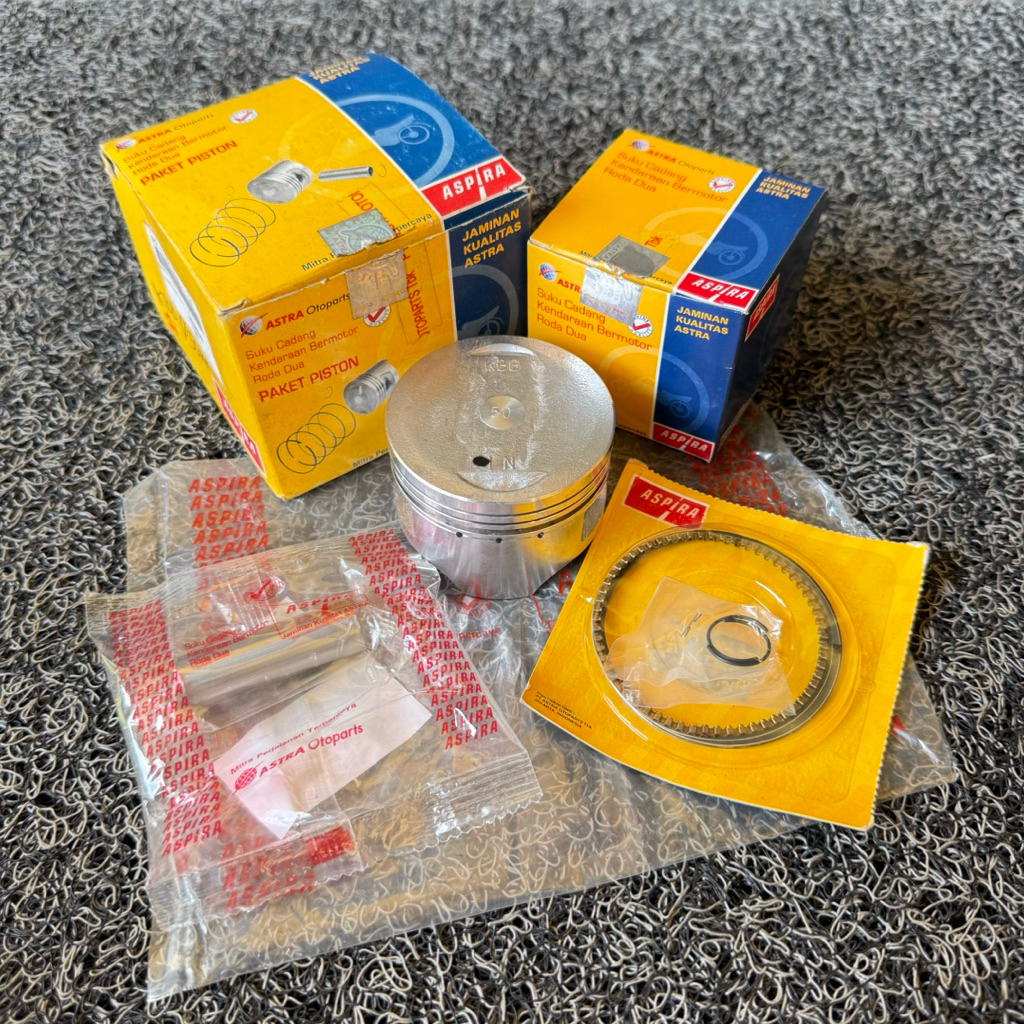 Piston Seher Kit Komplit Honda Tiger Lama Tiger Revo Os 50 Original Aspira (Nos)
