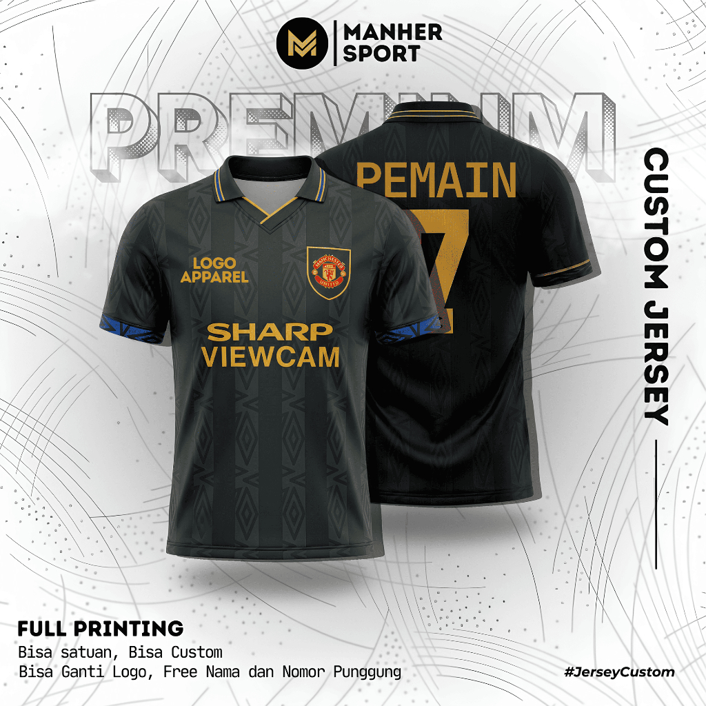 JERSEY MU 1993 1994 AWAY RETRO FULL PRINTING