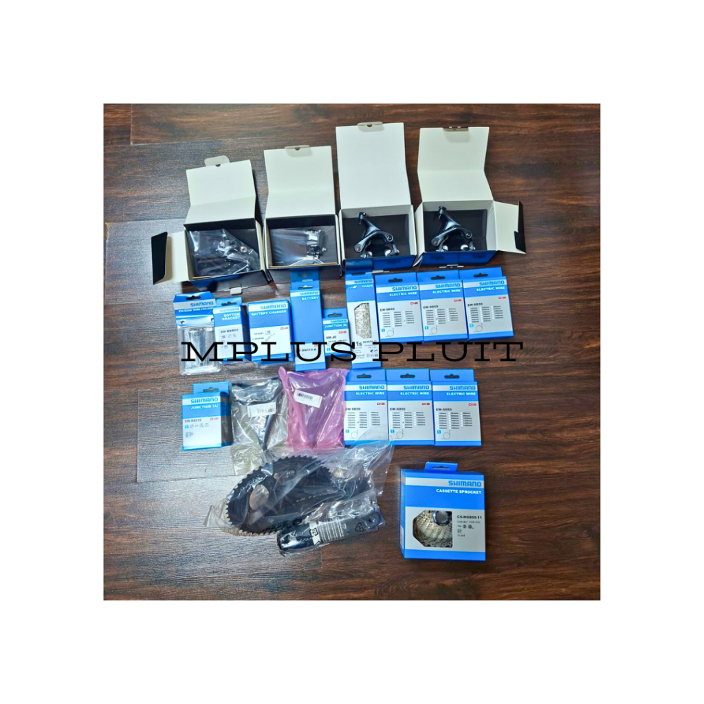 GRUPSET SHIMANO ULTEGRA DI2 R8050 2X11 SPEED 52/36 ORIGINAL