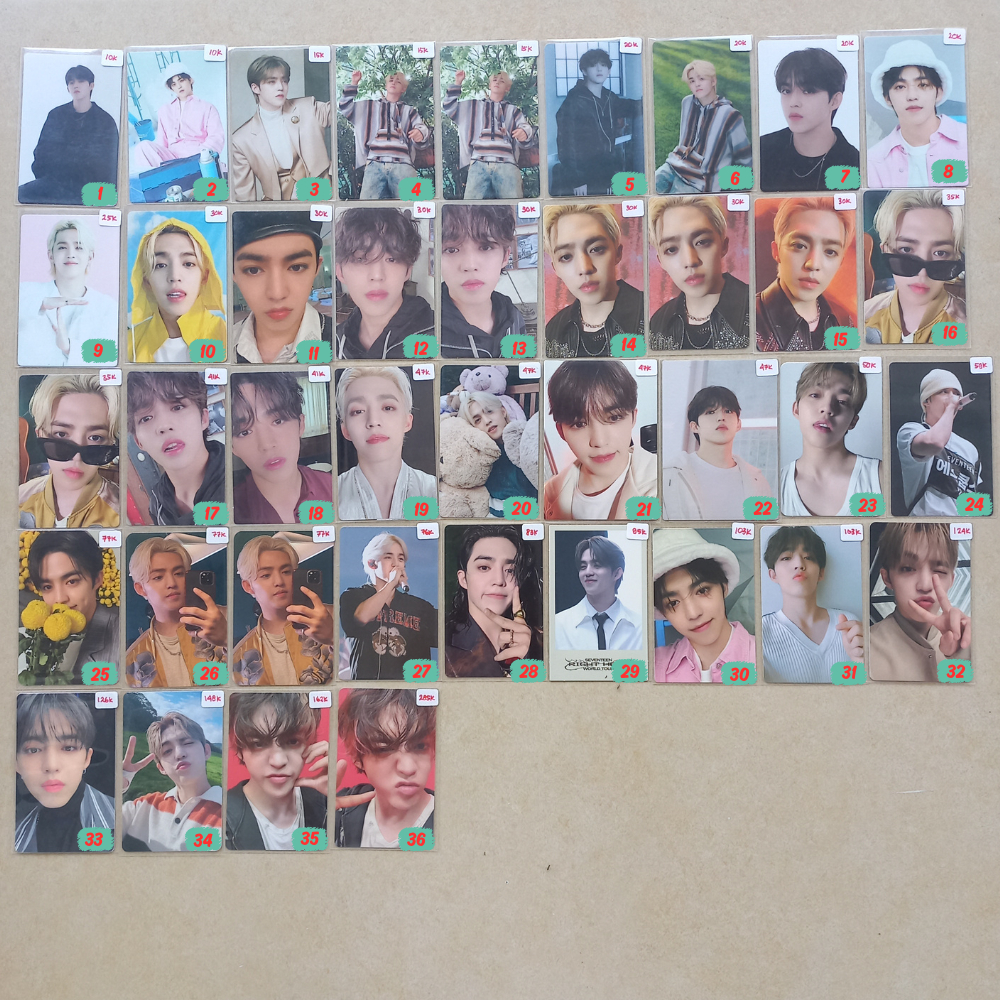 [ Baca Deskripsi ] PART 2* PC Photocard Seventeen SVT Scoups Choi Seungcheol Caratland right here he