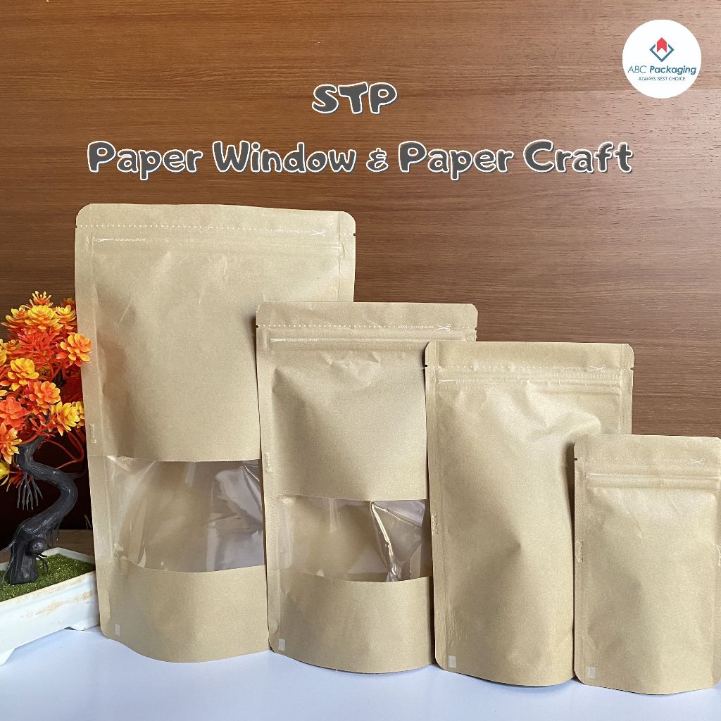 Standing Pouch Paper Foil & Paper Window K-PACK