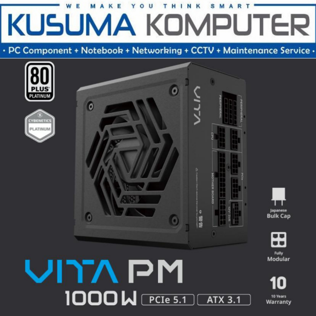 PSU Power Supply FSP Vita PM 750 / 850 / 1000 Watt 80+ Platinum Full Modular