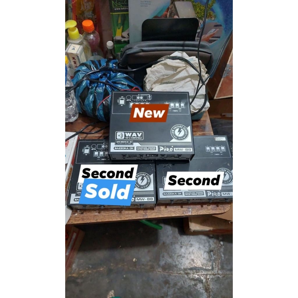 Ampli Piro MW88 sepaket (1baru, 1bekas)
