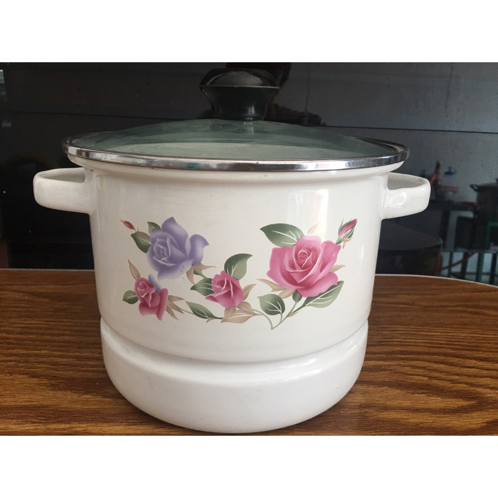 New-Panci kukus Enamel 20cm