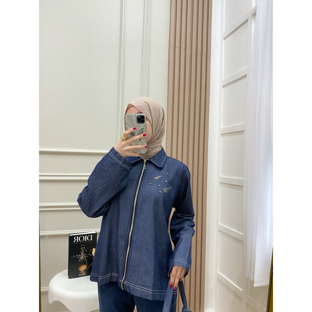 Hijabbi_hijab || ZYNA Blouse atasan wanita kemeja wanita casual