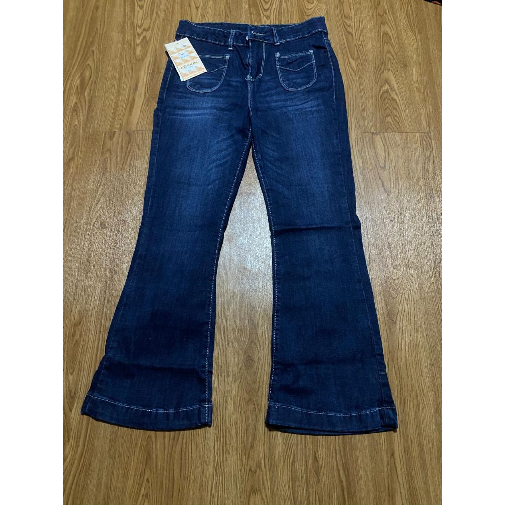 Celana panjang evodom cutbray pocket / celana jeans premium dark 27-30 kekinian