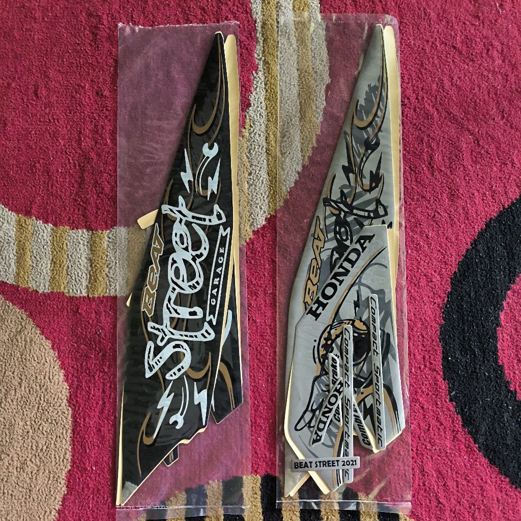 Striping/Lis Body Honda Beat Street 2021/2022 – Stiker Body Beat Street 1 Set Lengkap