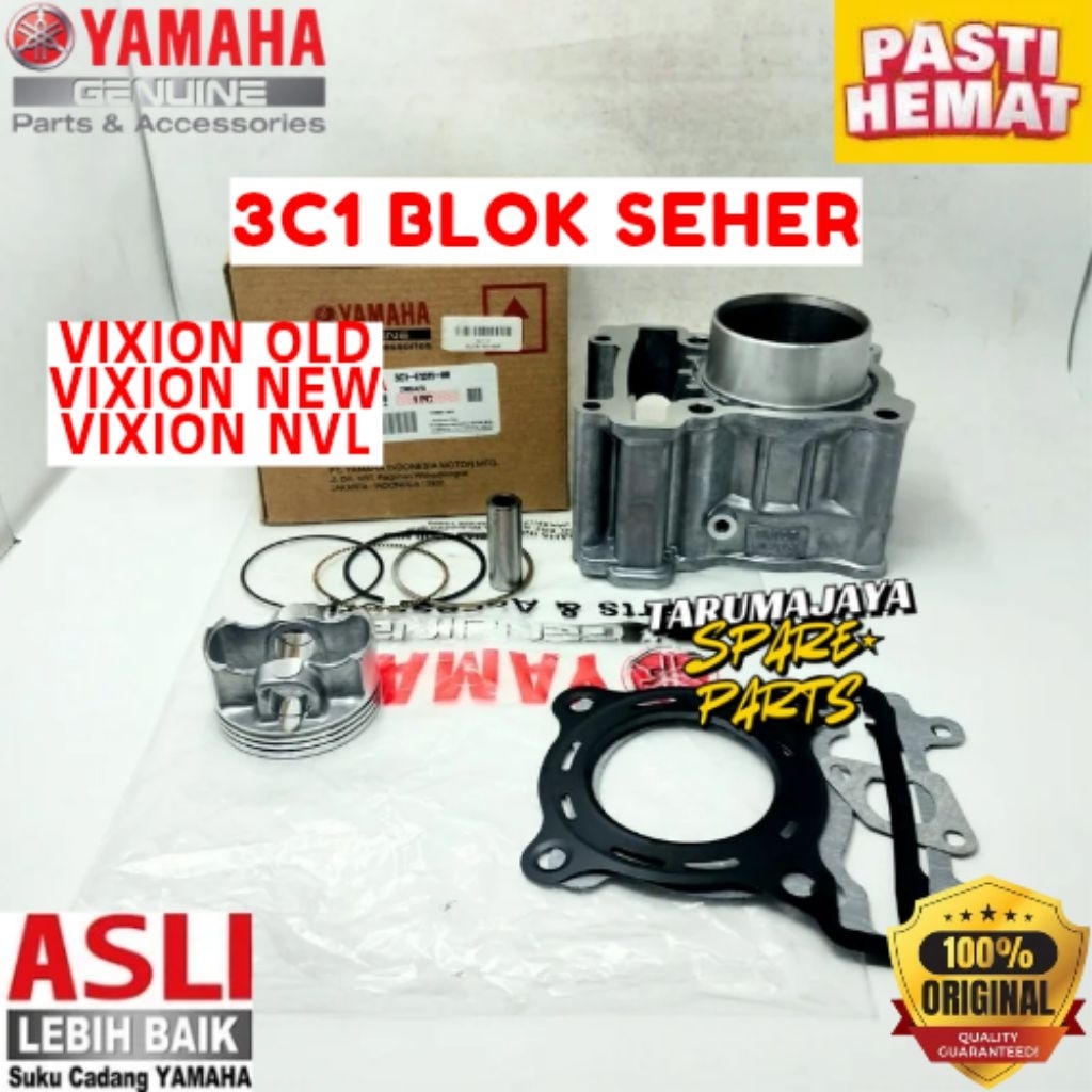 BLOK SEHER ORIGINAL YAMAHA KODE 3C1, BLOK SEHER VIXION OLD, BLOK SEHER VIXION NEW, BLOK SEHER VIXION