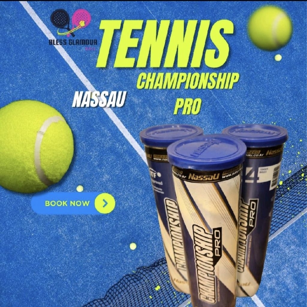 Bola Tennis Nassau / Bola Tennis Championshop / Bola Tennis Lapangan / Bola Tenmis Murah
