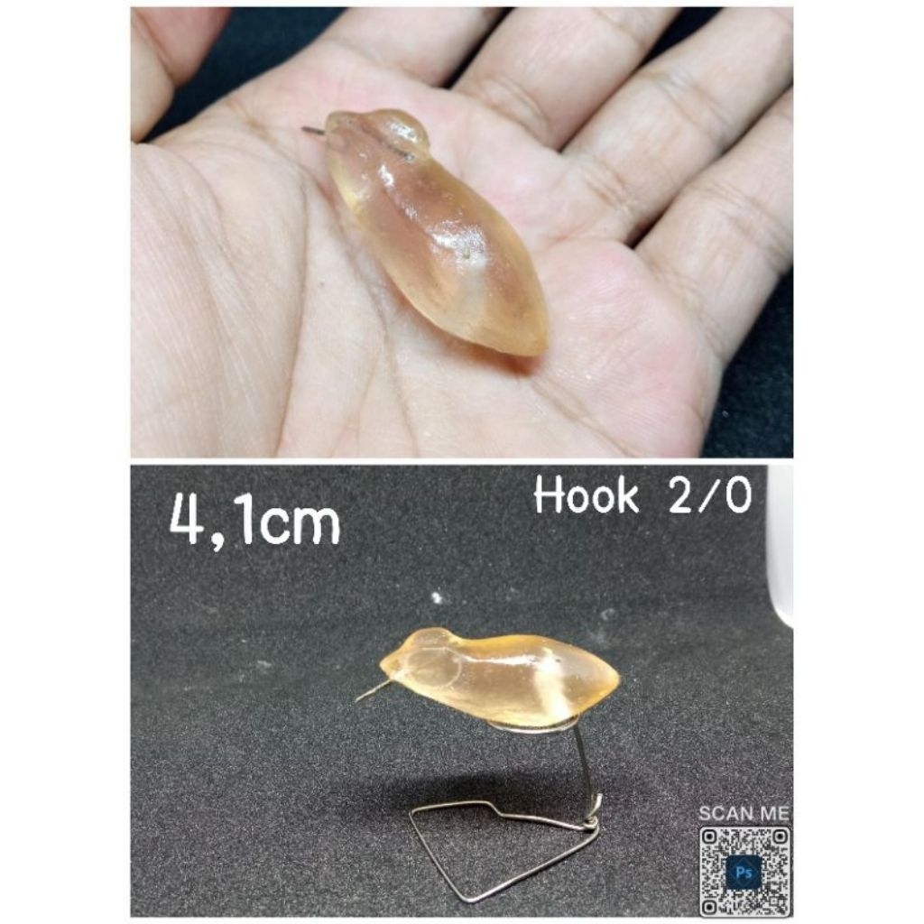 molding soft frog 4cm / cetakan softfrog