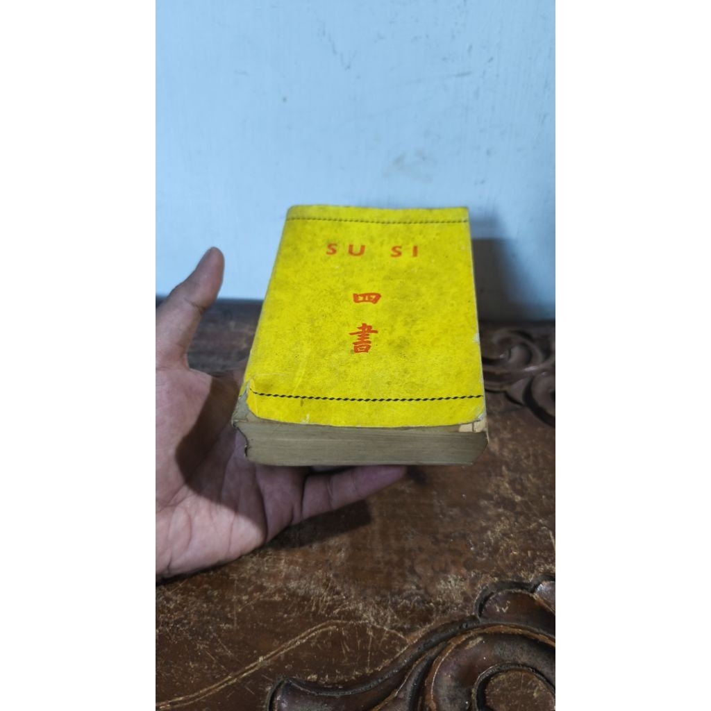 Kitab Suci SU SI (Kitab Yang Empat) Agama Konghucu Buku Lawas