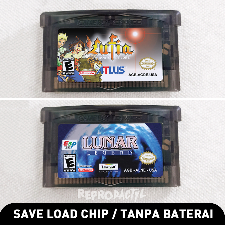 Kaset Game Lufia Lunar Legend RPG Nintendo GameBoy GBA SP