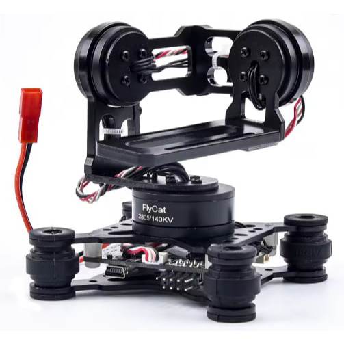 Gimbal Metal Brushless 3 Axis CNC FPV dengan Controller untuk Drone (BEKAS)