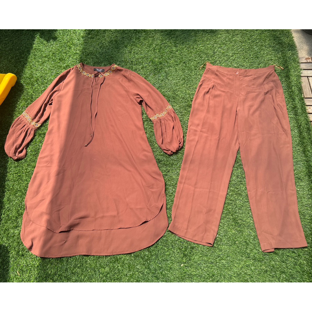 PRELOVED ONE SET BRAND HIKMAT ORIGINAL TERMURAH