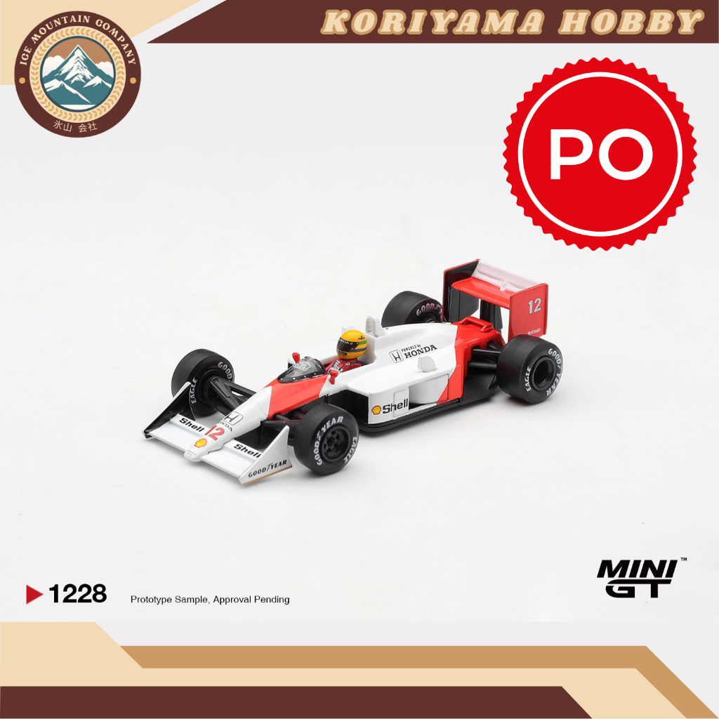 Mini GT 1228 McLaren MP4/4 #12 Ayrton Senna 1988 Canadian Grand Prix Winner Box / Blister Packaging 