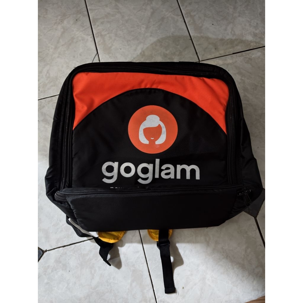 ransel go glam | gojek | gosend | tas kurir motor