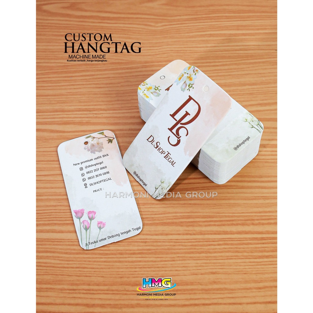 Hangtag Tebal 700gsm - Hangtag Baju - Hangtag Hijab