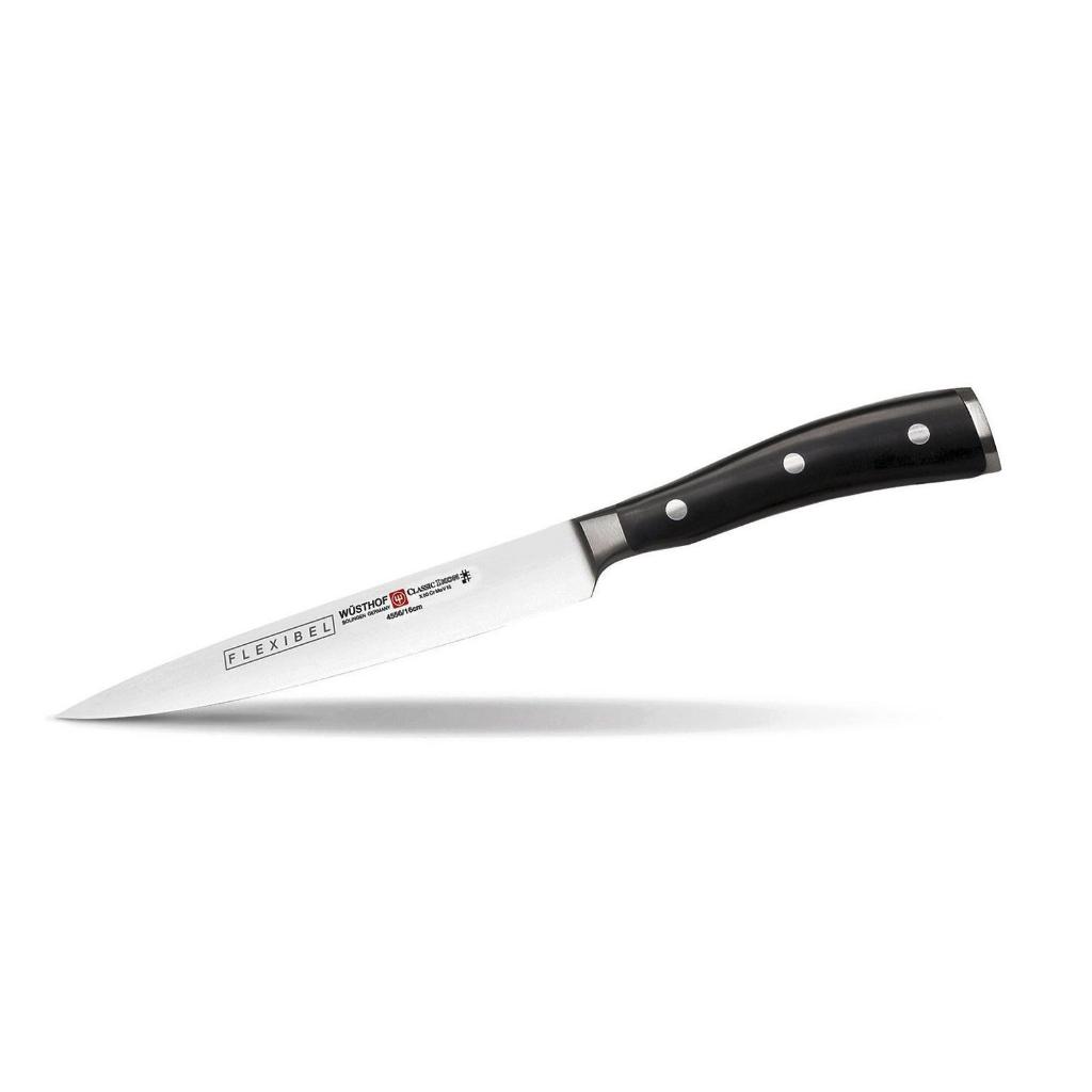 Wusthof Classic Ikon Fillet Knife Flexible 16cm Pisau Solingen Germany
