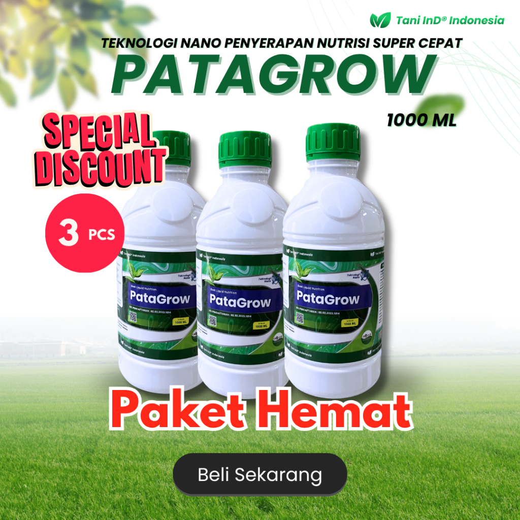 Pupuk Organik Cair Perangsang Akar dan Tunas - 1 Liter (3 Botol)