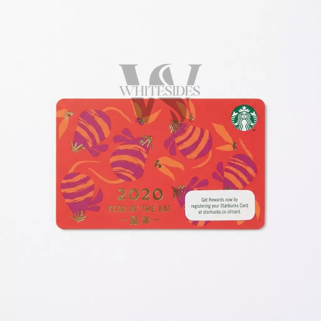 2020 CNY Rat - Starbucks Whole Bean 250gr gram VIA Instant 12 Sticks 3 Stick Teavana Bags Bag Cards 