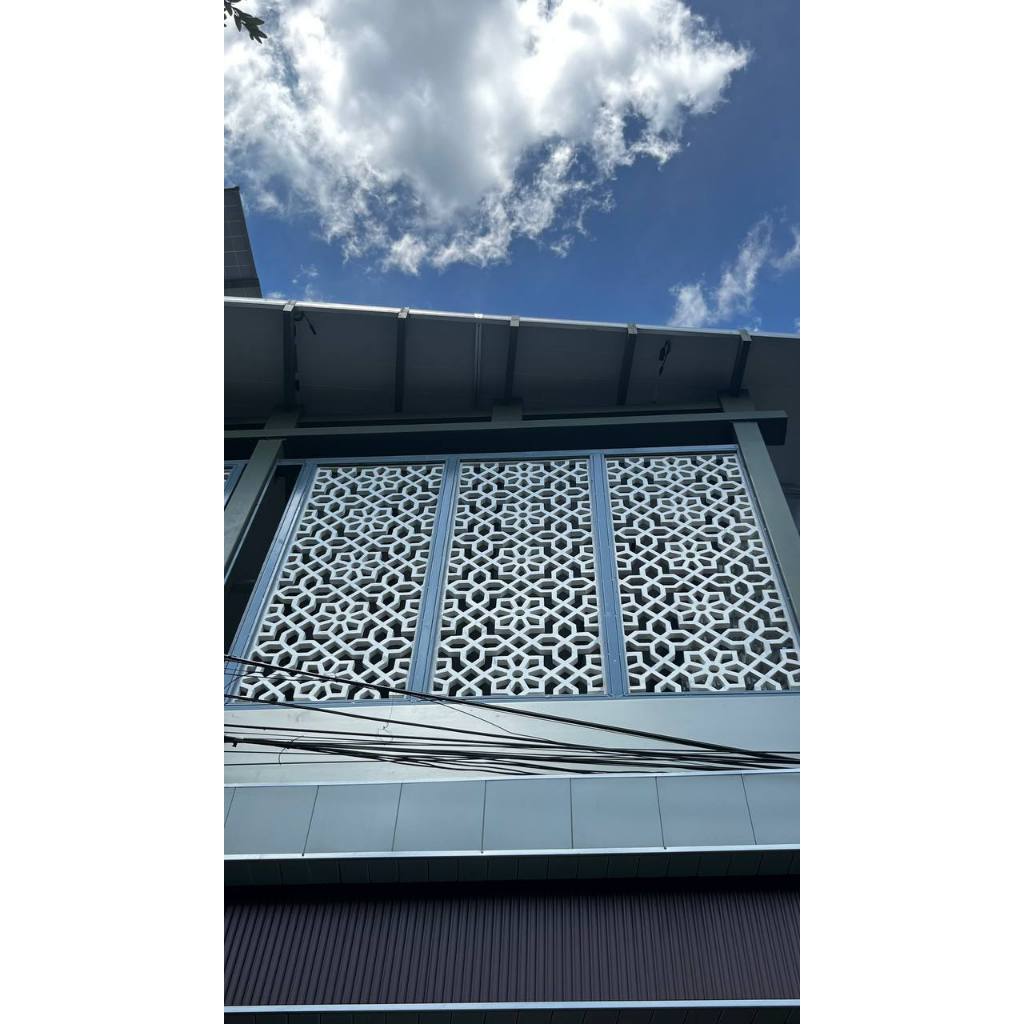GRC Krawangan Ventilasi Dinding Rumah – Motif Islami Estetik & Modern