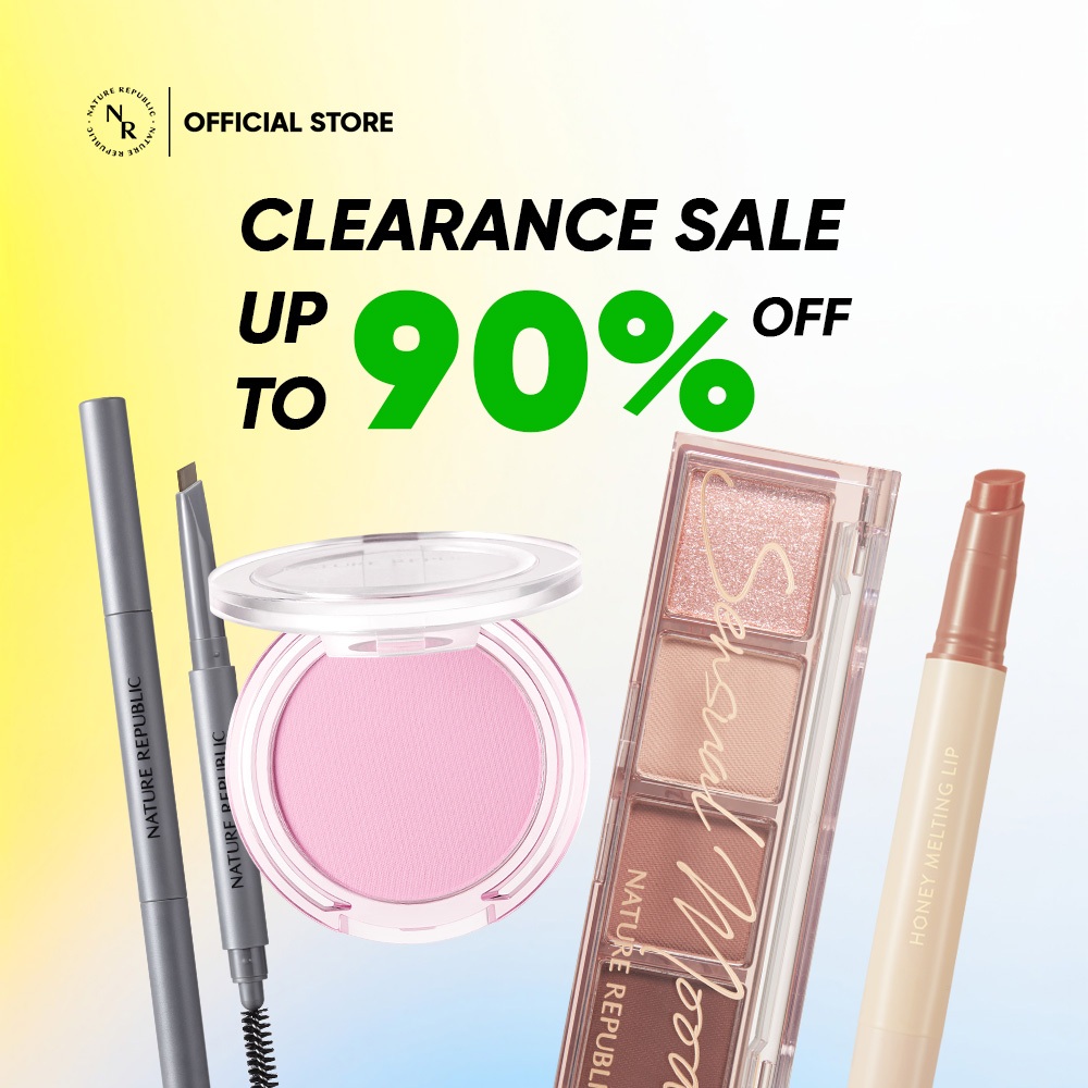 [CLEARANCE SALE] NATURE REPUBLIC MAKEUP |  Lip Balm, Lip Gloss, Eyeshadow, Blush, Eye Makeup, Eyebro